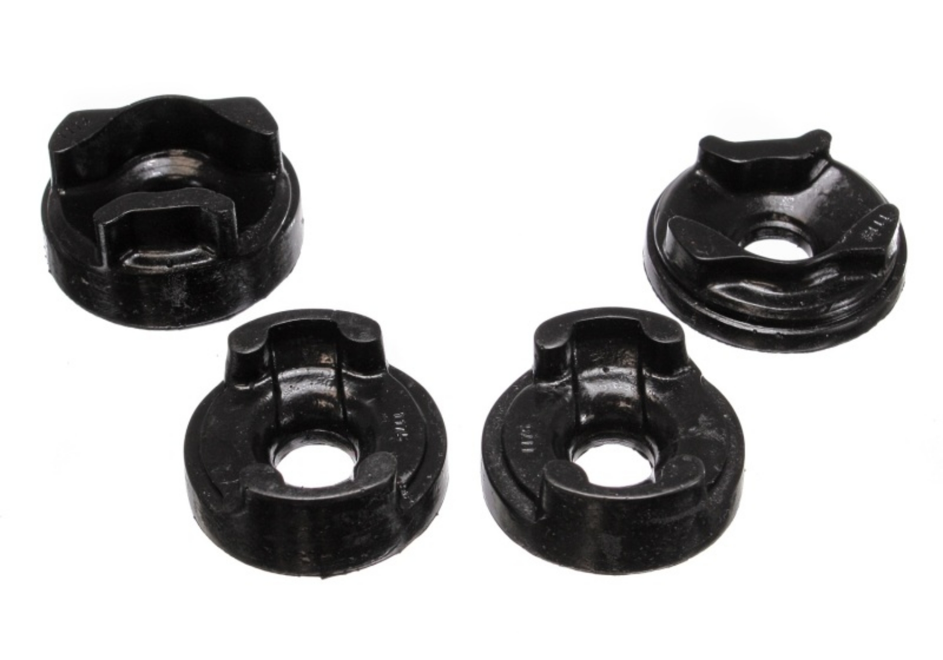 Picture of Energy Suspension 03-06 Toyota Matrix Black Motor Mount Insert Set front and rear torque positions