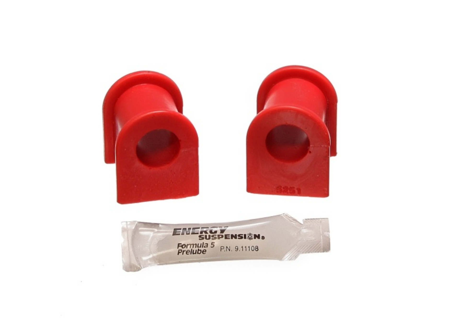 Picture of Energy Suspension 92-95 Toyota MR2 Red 19mm Front Sway Bar Frame Bushings