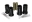 Picture of Energy Suspension 82-86 Toyota Supra Black Rear Control Arm Bushing Set