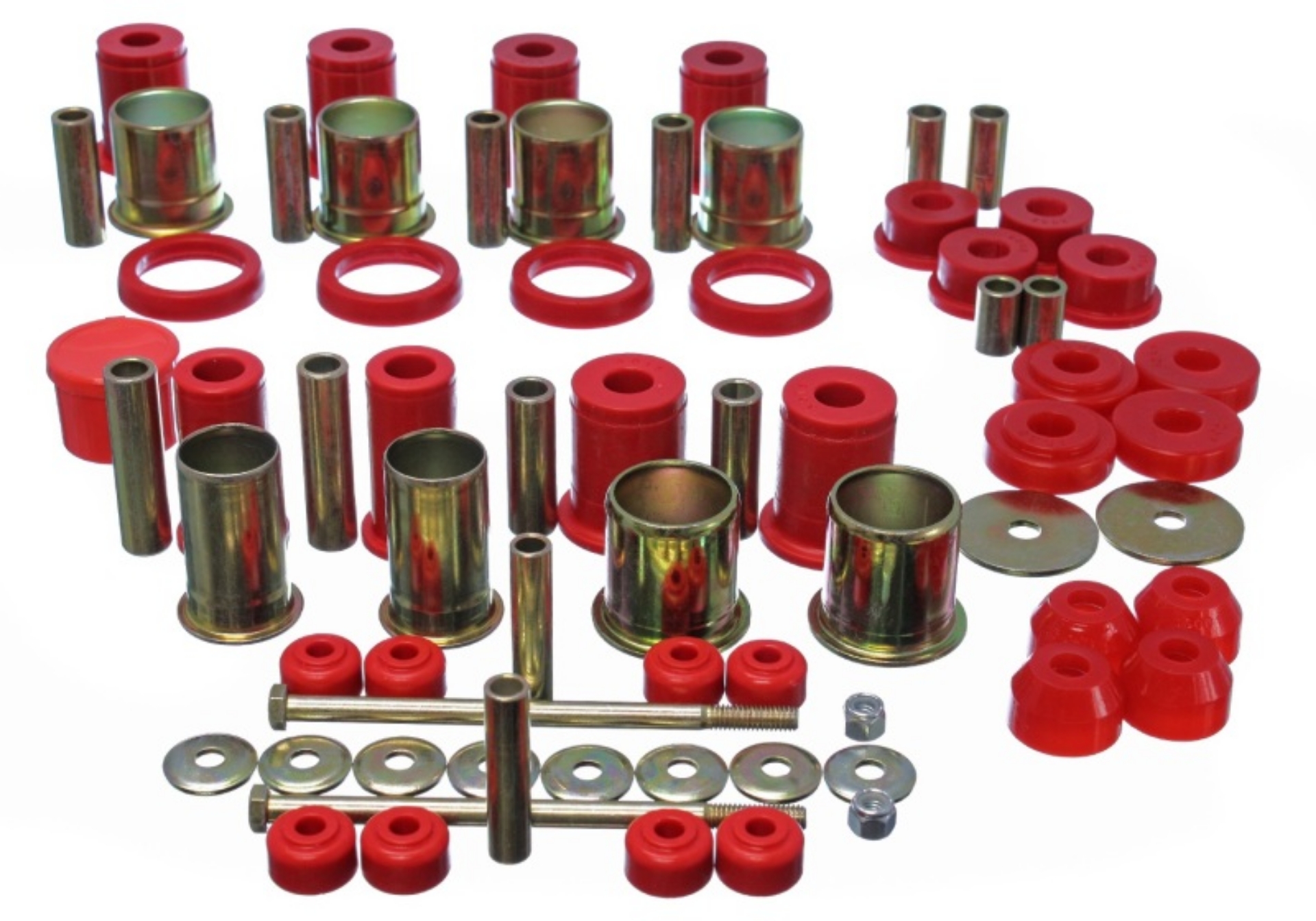 Picture of Energy Suspension 89-92 Chevrolet Camaro Red Hyper-flex Master Bushing Set