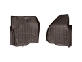 Picture of WeatherTech 2012-2016 Ford F-250-F-350-F-450-F-550 Front FloorLiner - Cocoa
