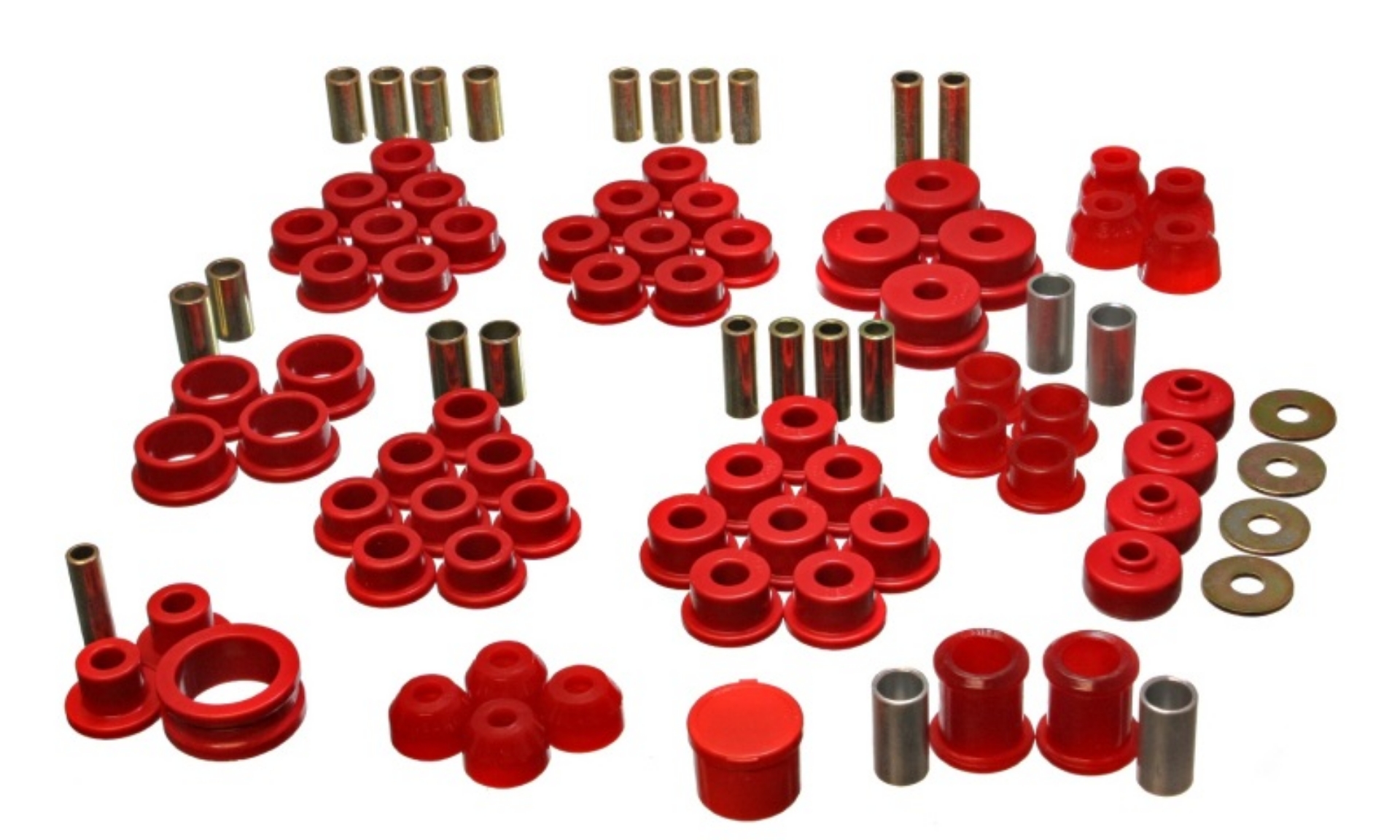 Picture of Energy Suspension 84-95 Chevrolet Corvette Red Hyper-flex Master Bushing Set