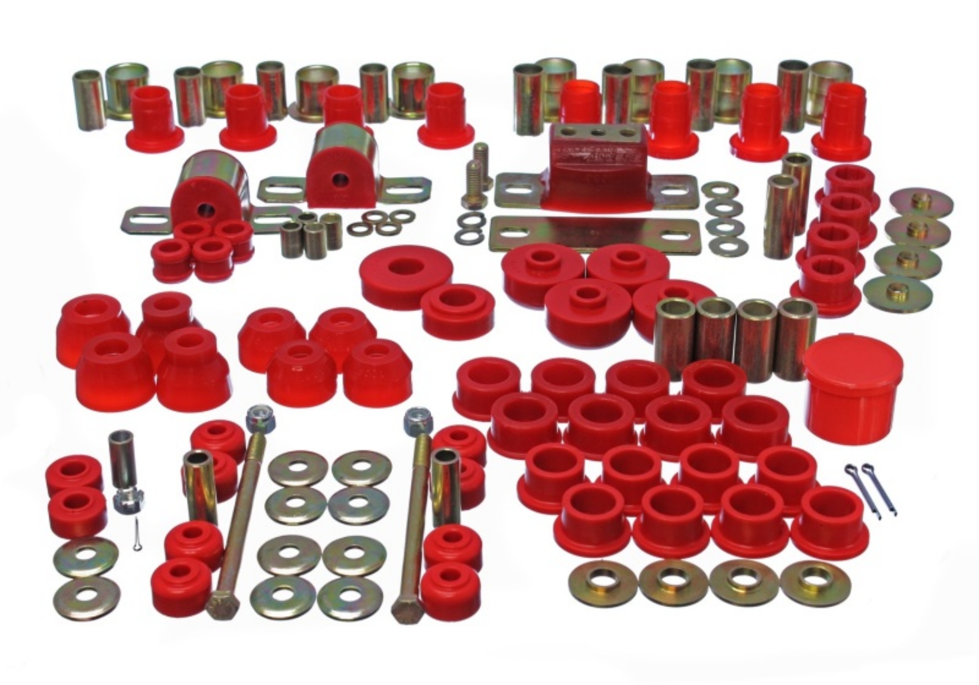Picture of Energy Suspension 63-82 Chevrolet Corvette Red Hyper-flex Master Bushing Set