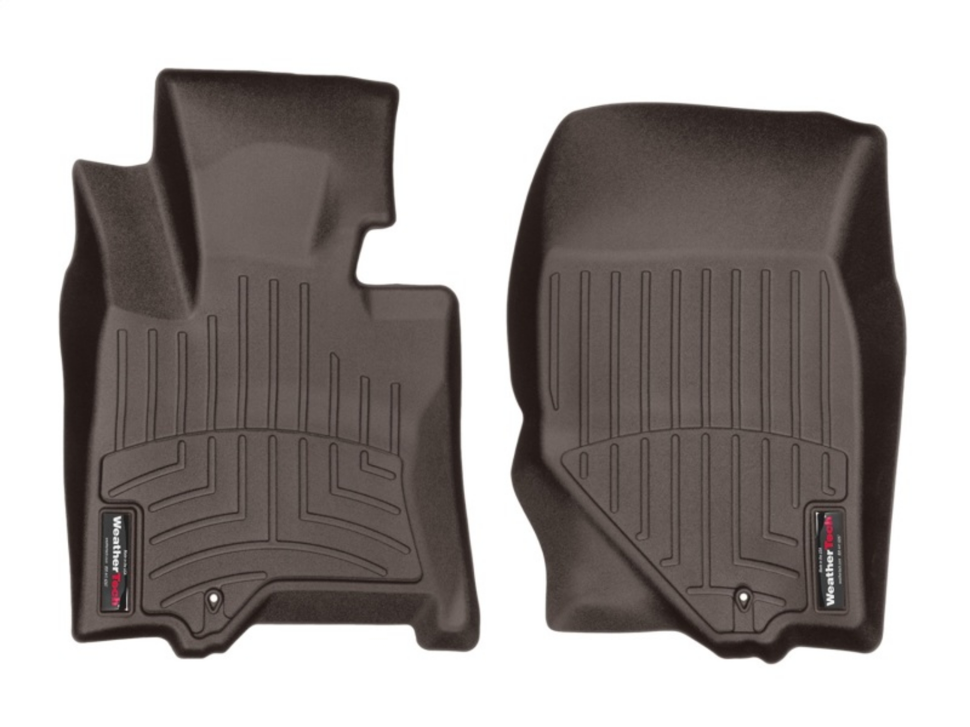 Picture of WeatherTech 2008-2013 Infiniti EX35 Front FloorLiner - Cocoa