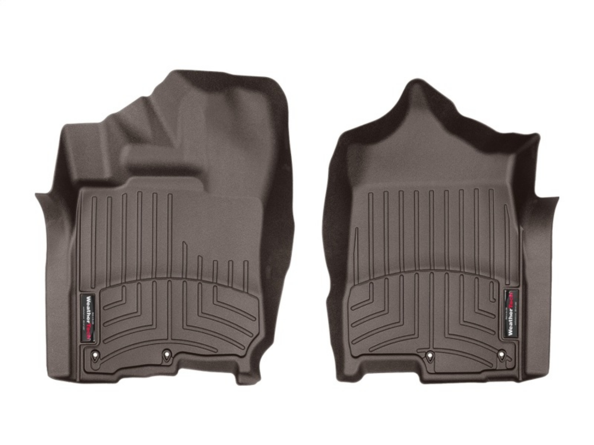 Picture of WeatherTech 2016+ Nissan Titan XD Front FloorLiner - Cocoa