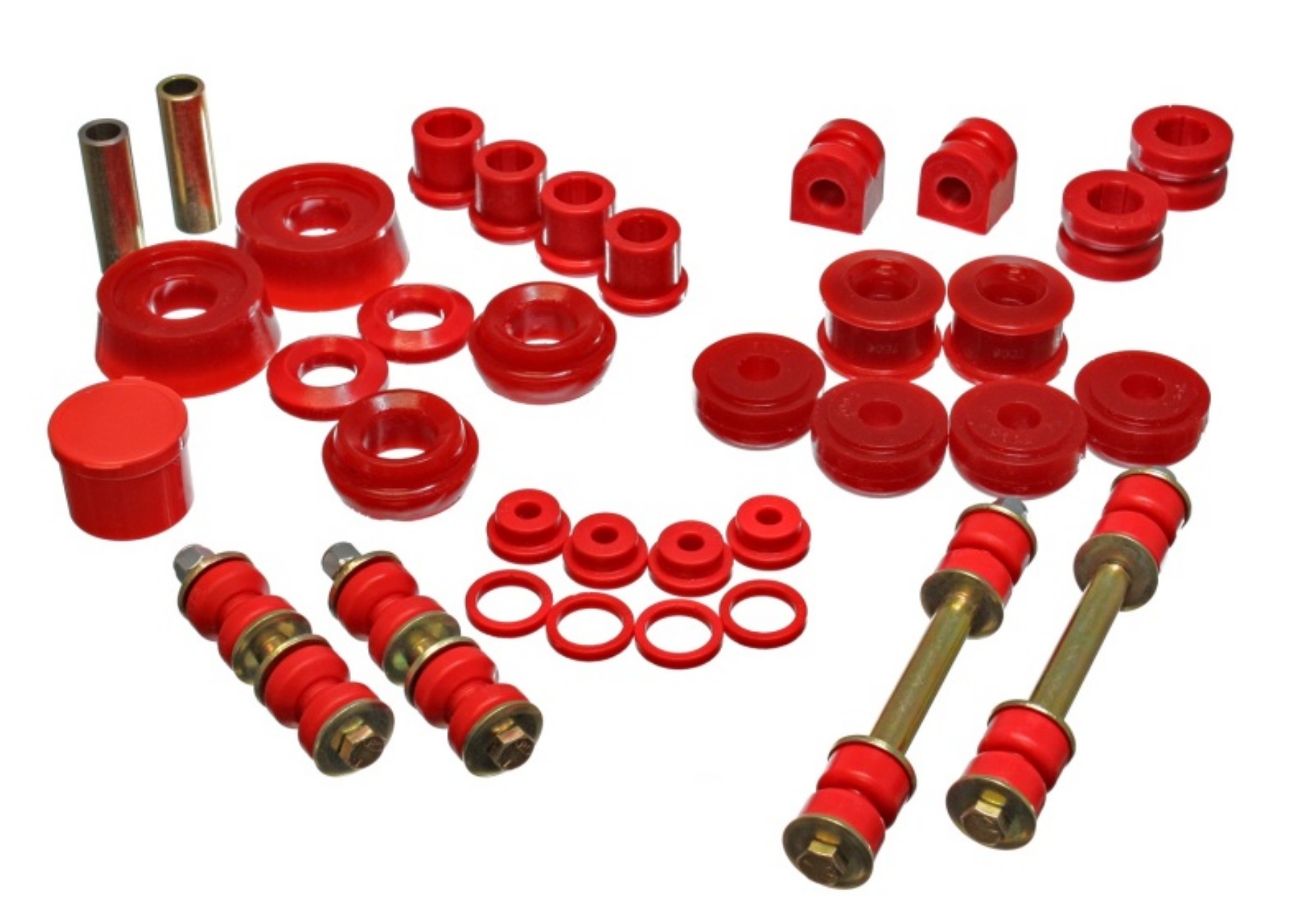 Picture of Energy Suspension 03-05 Dodge SRT-4 FWD Red Hyper-flex Master Bushing Set