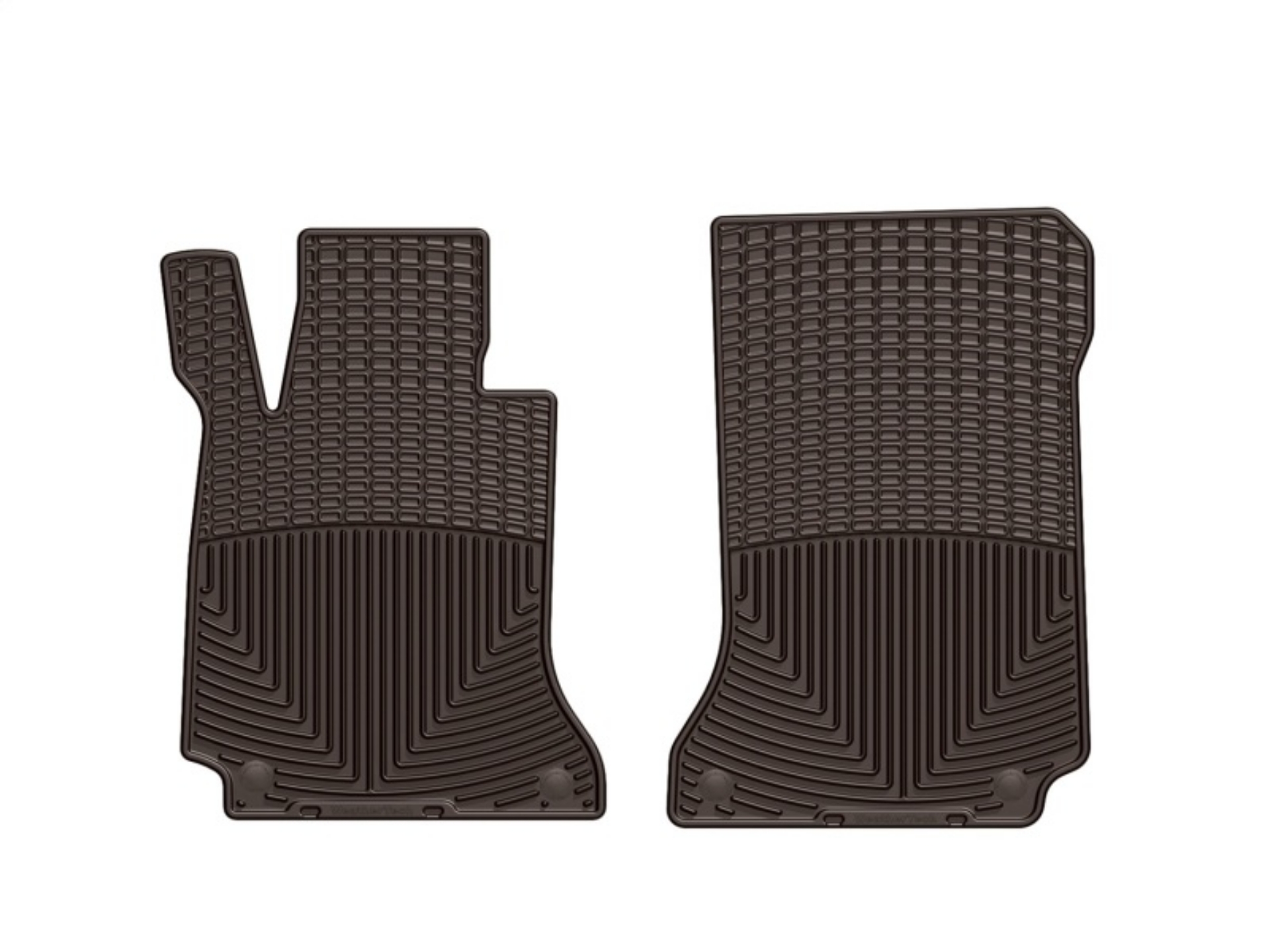 Picture of WeatherTech 2008-2014 Mercedes-Benz C-Class Front Rubber Mats - Cocoa