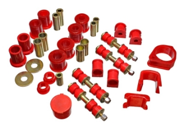 Picture of Energy Suspension 97-01 Ford Escort-ZX2 Red Hyper-flex Master Bushing Set
