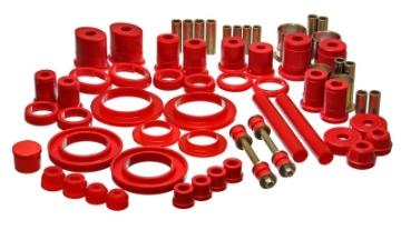 Picture of Energy Suspension 99-04 Ford Mustang Red Hyper-flex Master Bushing Set