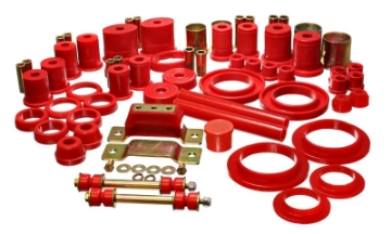 Picture of Energy Suspension 94-95 Ford Mustang Red Hyper-flex Master Bushing Set w- V-8