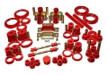 Picture of Energy Suspension 85-93 Ford Mustang Red Hyper-flex Master Bushing Set w- V-8
