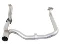 Picture of aFe Twisted Steel Delete Down-Pipe and Y-Pipe 2 to 2-1-2in Alum Steel Exhaust 12-16 Jeep Wrangler