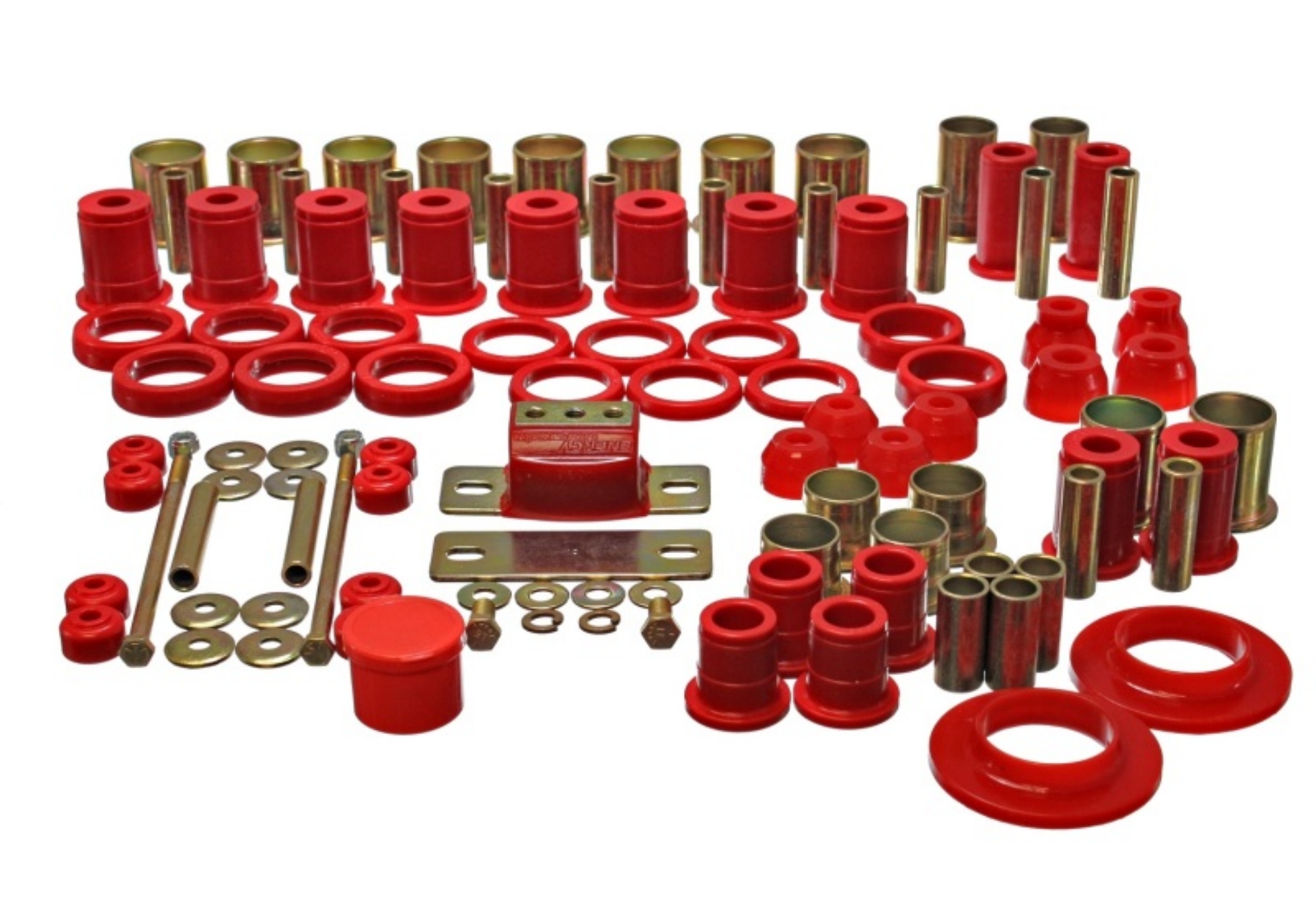 Picture of Energy Suspension 78-87 Oldsmobile Cutlass-442-F-85-Europa Red Hyper-flex Master Bushing Set