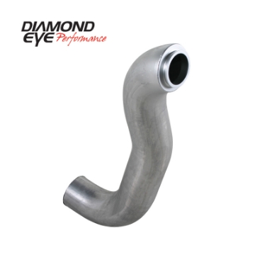 Picture of Diamond Eye Downpipe 4in TB Single AL DODGE 5-9L 2500-3500 89-93 4X4 ONLY