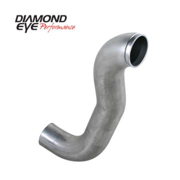 Picture of Diamond Eye Downpipe 4in TB Single W- HX40 FLANGE AL DODGE 5-9L 2500-3500 89-93 4X4 ONLY