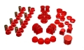Picture of Energy Suspension 91-02 Saturn S Series Coupe-Sedan-Wagon Red Hyper-Flex Master Bushing Set