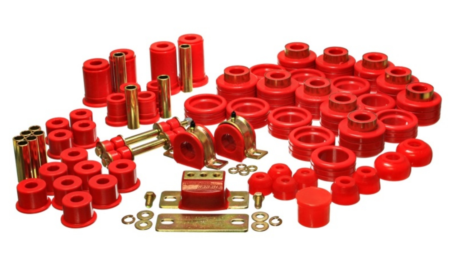Picture of Energy Suspension 95-99 Chevy Tahoe - GMC Denali-Yukon except XL 2WD Red Hyper-flex Master Bushing