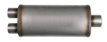 Picture of Diamond Eye Muffler 3-1-2in DL IN-SGL OUT 22in BODY 28in OVERALL OVAL