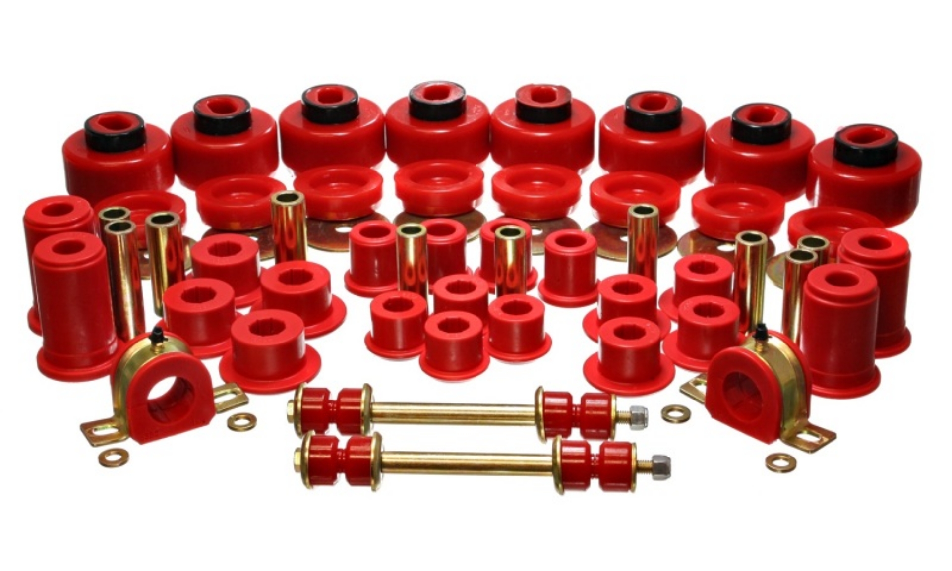 Picture of Energy Suspension 99-06 Chevy C1500 New Body Style Silverado 2WD Red Hyper-flex Master Bushing Set
