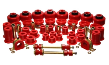 Picture of Energy Suspension 99-06 Chevy C1500 New Body Style Silverado 2WD Red Hyper-flex Master Bushing Set