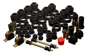 Picture of Energy Suspension 92-97 Chevy Suburban 4WD Black Hyper-flex Master Bushing Set