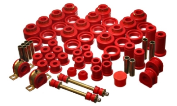 Picture of Energy Suspension 92-97 Chevy Suburban 4WD Red Hyper-flex Master Bushing Set