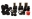 Picture of Energy Suspension 92-06 Ford E-250-E-350 Van 2WD Black Hyper-flex Master Bushing Set