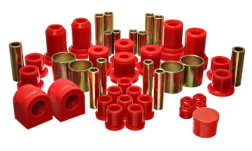 Picture of Energy Suspension 04-06 Ford F150 Pickup 2WD Red Hyper-flex Master Bushing Set