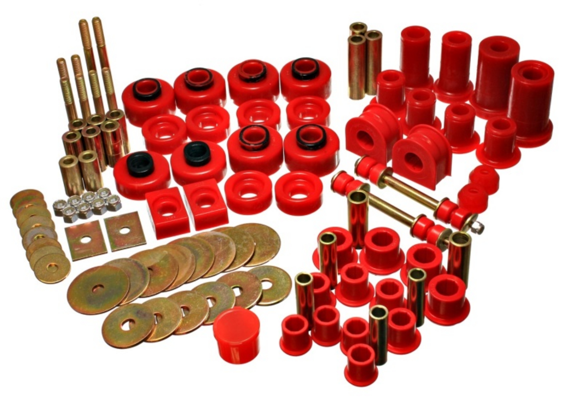 Picture of Energy Suspension 97-03 Ford F150 Pickup 2WD Std Cab-Xtd Cab-Super Crew Cab Red Hyper-flex Master Bu