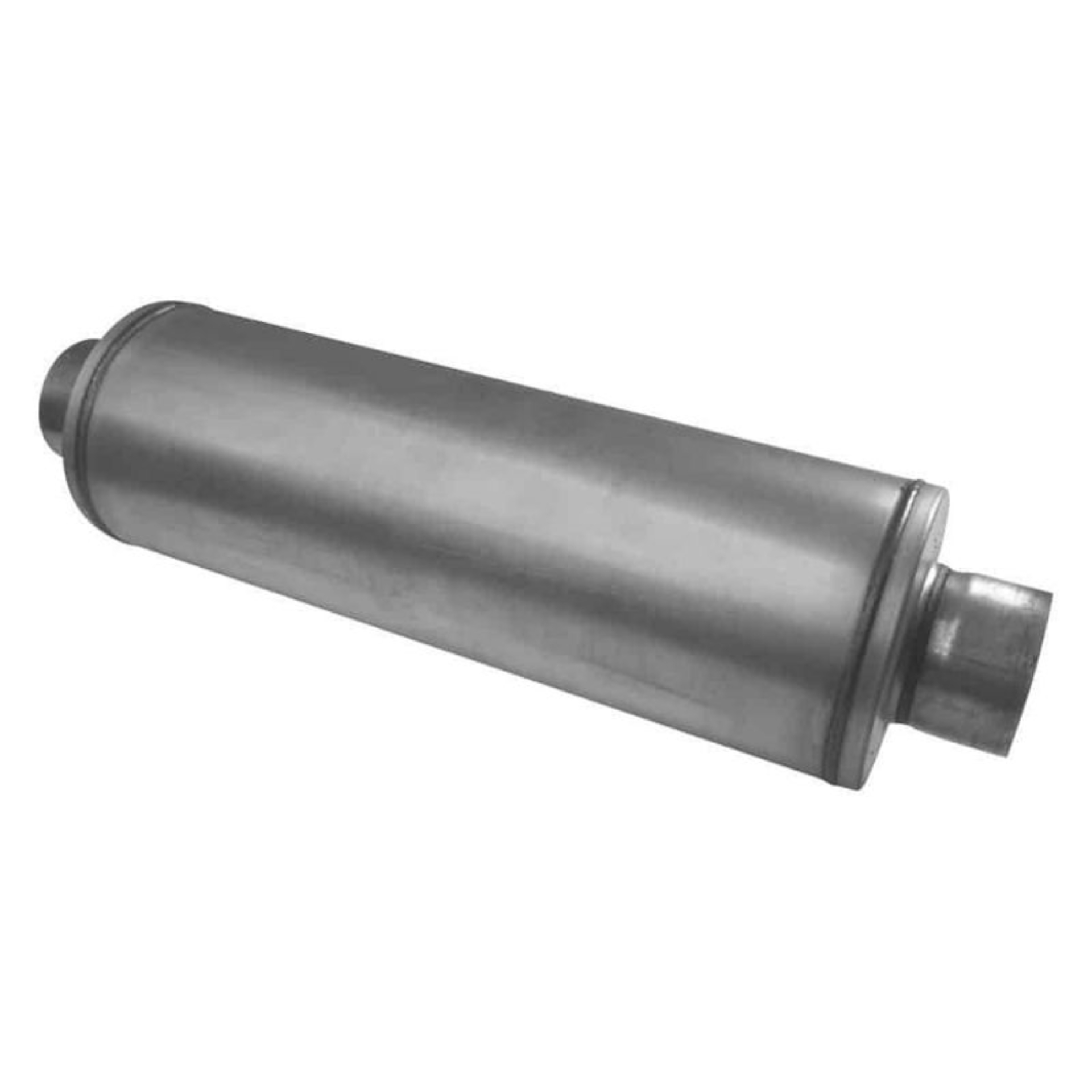 Picture of Diamond Eye Muffler 4in SGL IN-4in DUAL OUT Y 31in OVERALL LENGTH LOUVERED AL