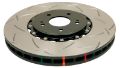 Picture of DBA 02-10 WRX - 13+ FR-S - 13+ BRZ Premium Front Slotted 5000 Series 2 Piece Rotor w- Black Hat