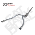 Picture of Diamond Eye KIT 3in Catback DUAL SS: DODGE 1500 2009-12 HEMI