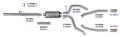 Picture of Diamond Eye KIT 3in Catback DUAL SS: DODGE 1500 2009-12 HEMI