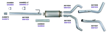 Picture of Diamond Eye KIT 3in Catback DUAL GAS AL FORD 5-4L F150 04-08