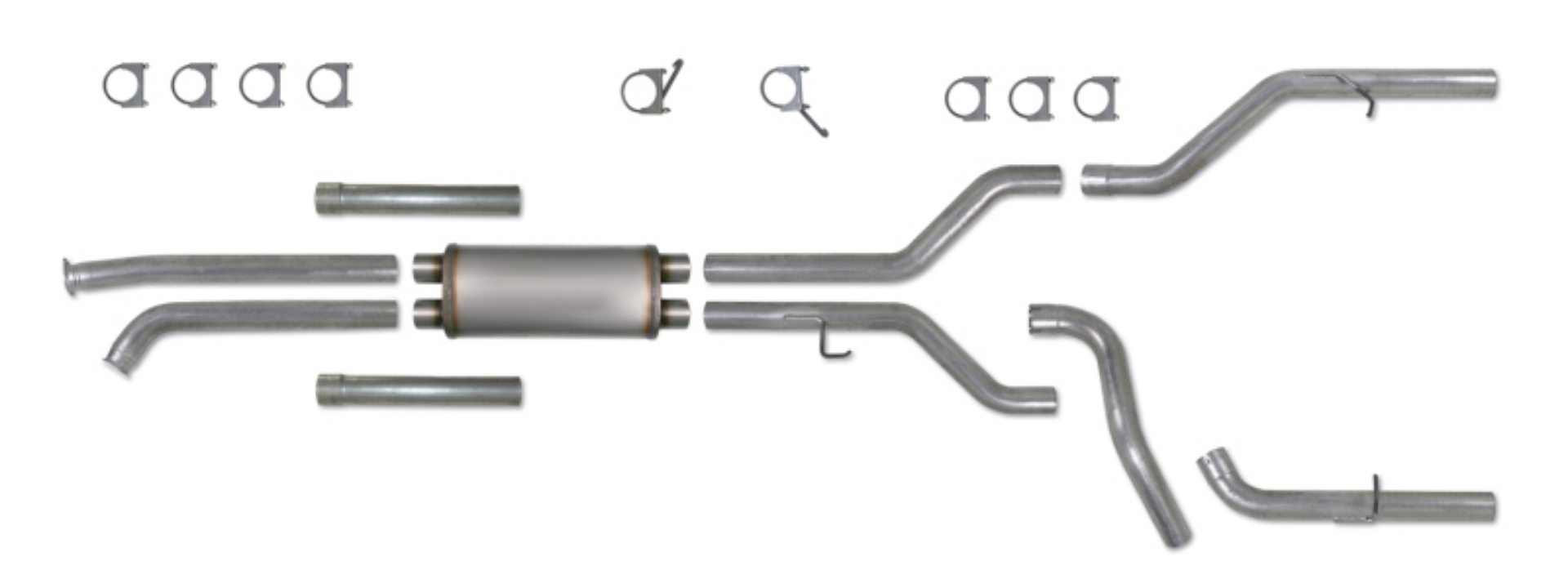 Picture of Diamond Eye KIT 3-1-2in Catback DUAL GAS AL TOYOTA TUNDRA 5-7L 07-10