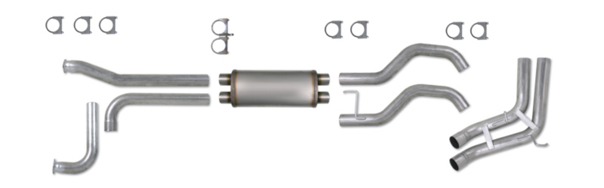 Picture of Diamond Eye KIT 3-1-2in Catback SPORT-SIDE DUAL GAS AL: NISSAN TITAN 5-6L 07-10