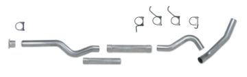 Picture of Diamond Eye KIT 4in Catback MFLR RPLCMENT PIPE Single AL: 01-05 CHEVY-GMC 6-6L 2500-3500