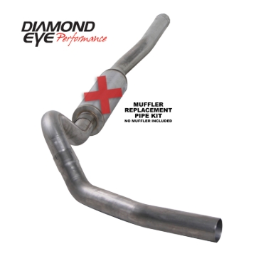 Picture of Diamond Eye KIT 4in Catback Single MFLR RPLCMENT PIPE SS CHEVY-GMC 6-6L 2500-3500 2006-2007-5