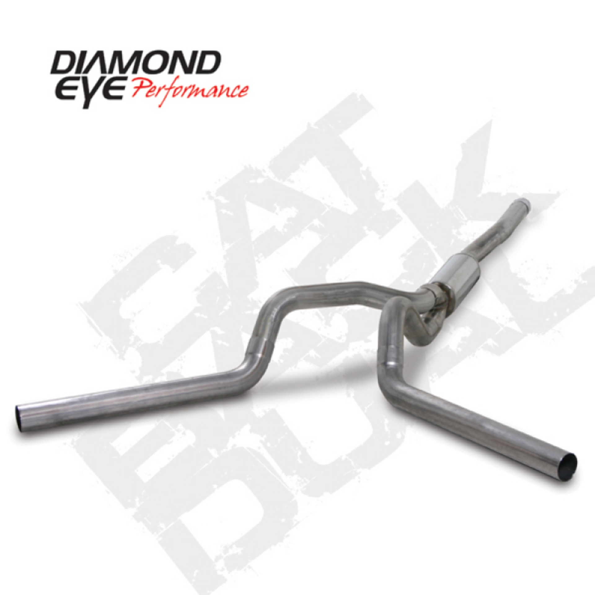 Picture of Diamond Eye KIT 4in Catback DUAL SS: 2006-2007-5 CHEVY-GMC 6-6L 2500-3500