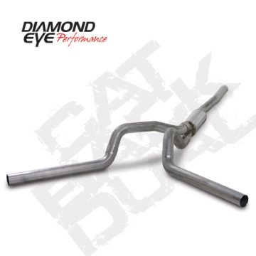 Picture of Diamond Eye KIT 4in Catback DUAL SS: 2006-2007-5 CHEVY-GMC 6-6L 2500-3500