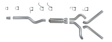 Picture of Diamond Eye KIT 4in Catback DUAL SS: 2006-2007-5 CHEVY-GMC 6-6L 2500-3500