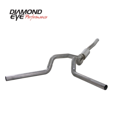 Picture of Diamond Eye KIT 4in Catback DUAL SS: 2006-2007-5 CHEVY-GMC 6-6L 2500-3500
