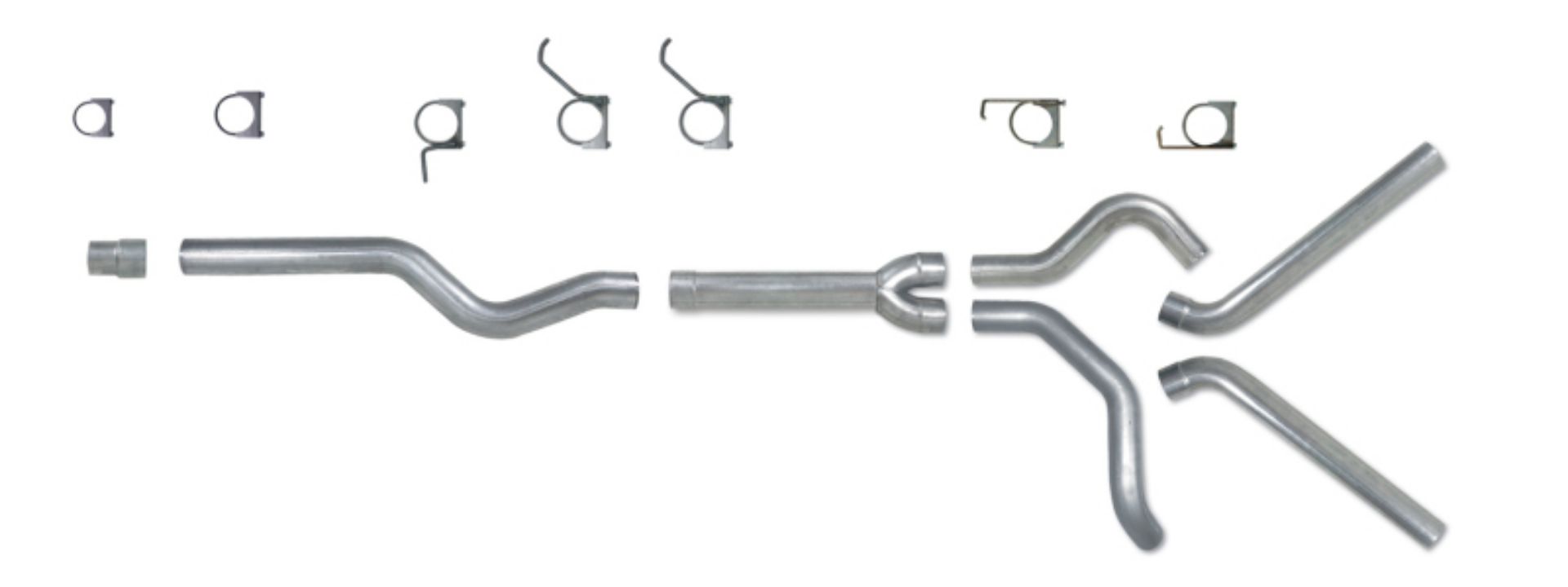 Picture of Diamond Eye KIT 4in Catback MFLR RPLCMENT PIPE DUAL SS: 2006-2007-5 CHEVY-GMC 6-6L 2500-3500
