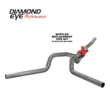 Picture of Diamond Eye KIT 4in Catback MFLR RPLCMENT PIPE DUAL SS: 2006-2007-5 CHEVY-GMC 6-6L 2500-3500