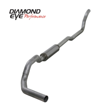 Picture of Diamond Eye KIT 4in Turbo Back SGL AL: 2-WHEEL DRIVE ONLY 89-93 DODGE CUMMINS 5-9L