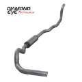 Picture of Diamond Eye KIT 4in CLAMP Turbo Back SGL AL: 89-93 DODGE CUMMINS 5-9L