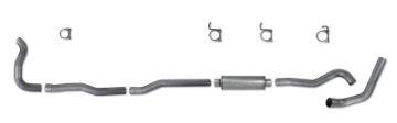 Picture of Diamond Eye KIT 4in CLAMP Turbo Back SGL AL: 89-93 DODGE CUMMINS 5-9L
