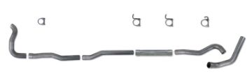 Picture of Diamond Eye KIT 4in TB MFLR RPLCMENT PIPE SGL AL: 89-93 DODGE CUMMINS 5-9L