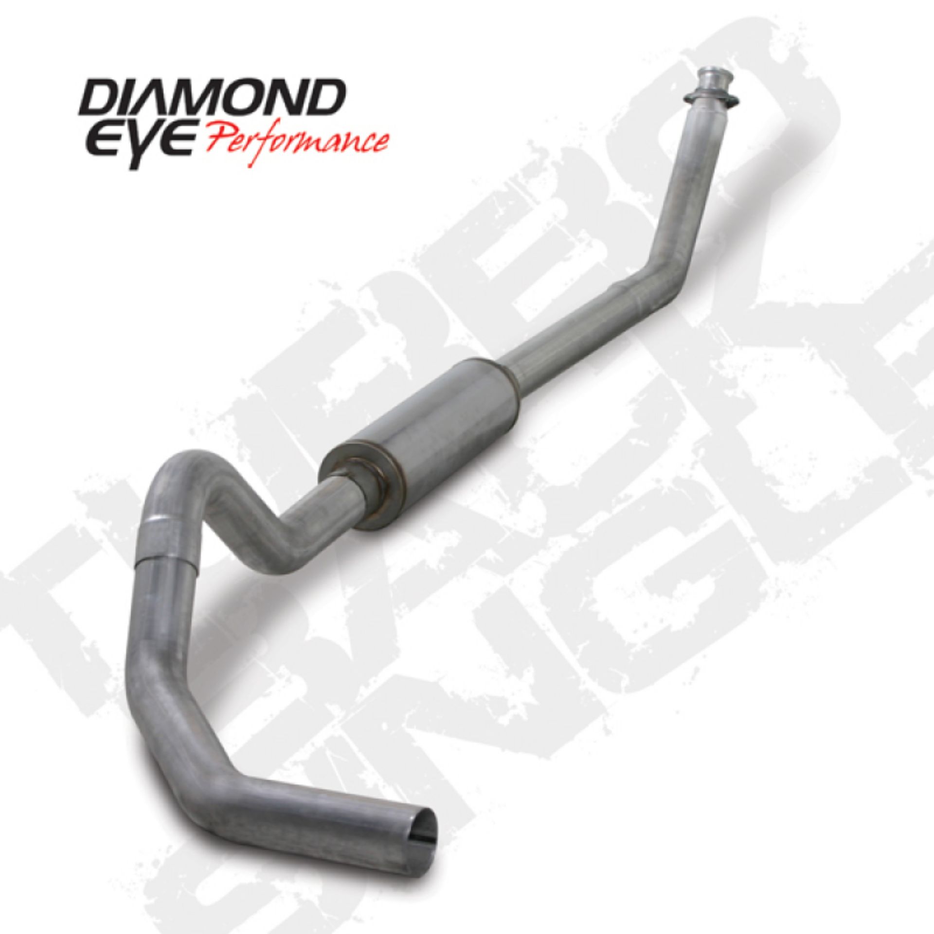 Picture of Diamond Eye KIT 4in Turbo Back SGL AL: 98-5-02 DODGE CUMMINS 5-9L