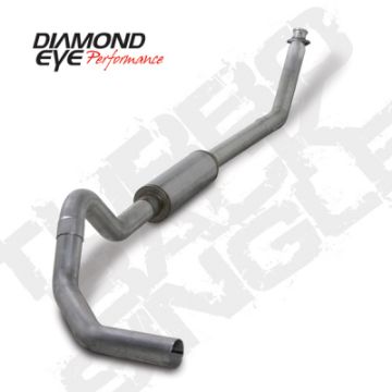 Picture of Diamond Eye KIT 4in TB SGL AL: 98-5-02 DODGE CUMMINS 5-9L